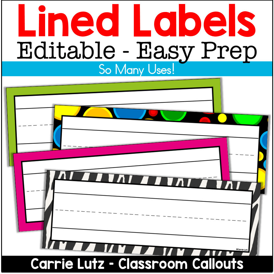Editable Classroom Name Tags | Classroom Labels for All Grades - Image 4