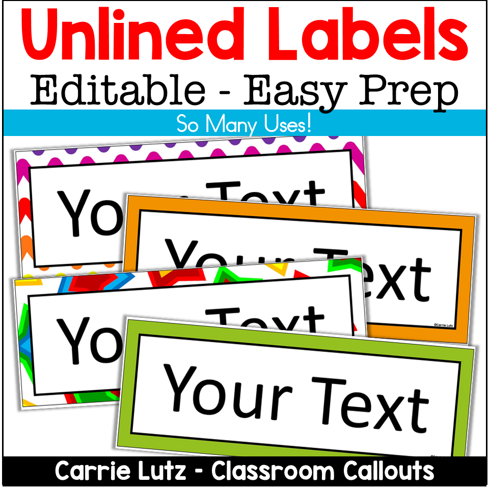 Editable Classroom Name Tags | Classroom Labels for All Grades - Image 2