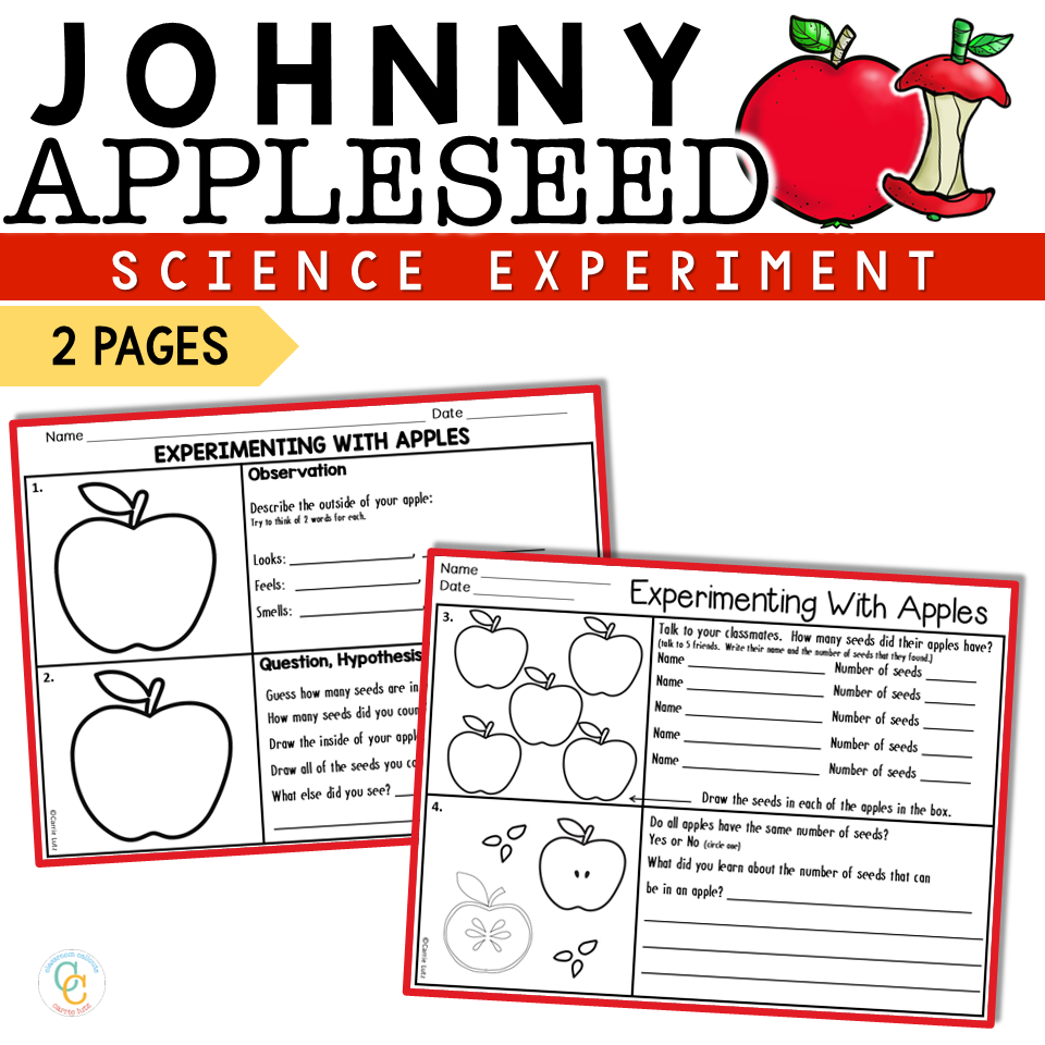 Johnny Appleseed Activities 1st Grade Worksheets - Image 4