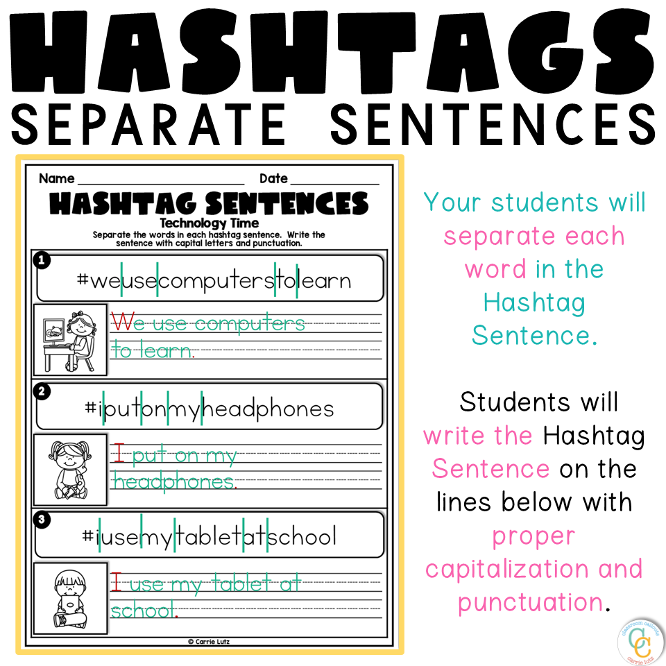 2nd-3rd Grade Back to School Sentence Editing Worksheets - Image 3