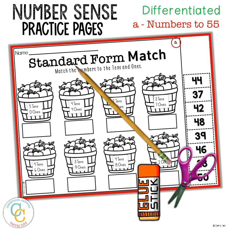 1st Grade Place Value Worksheets to 100 | Back to School Math - Image 3