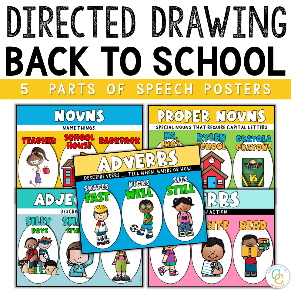 1st Grade Back to School Directed Drawing Activities - Image 4