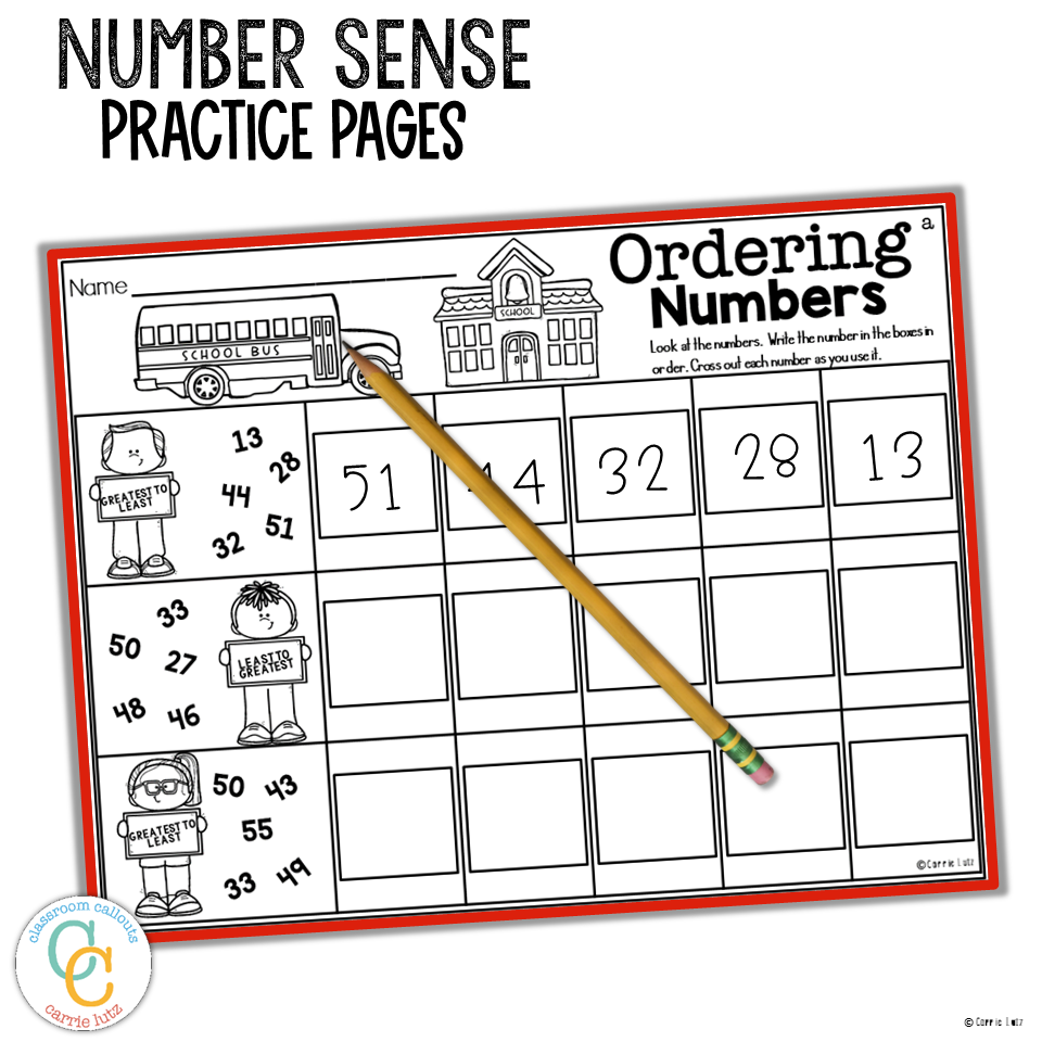 1st Grade Place Value Worksheets to 100 | Back to School Math - Image 4