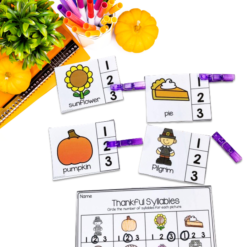 November Literacy Centers for Kindergarten | Fall Literacy Activities - Image 2