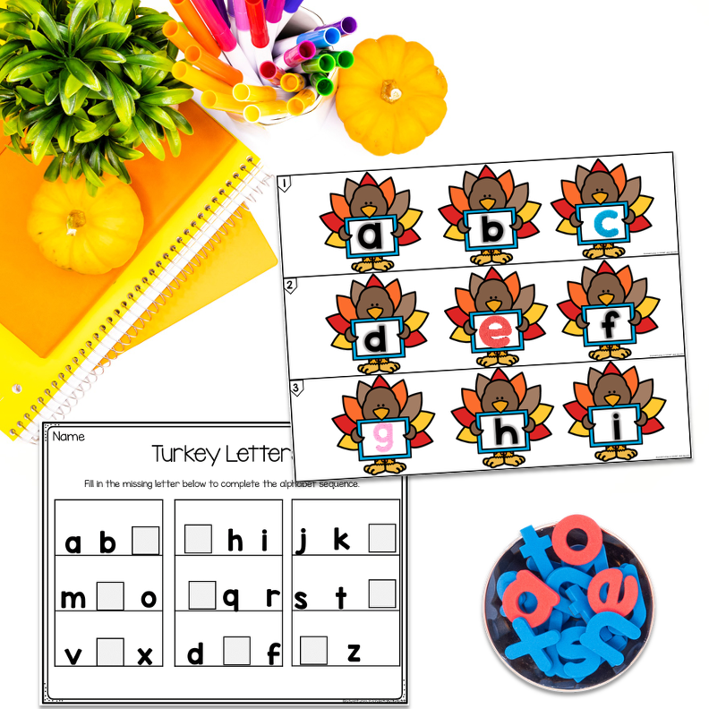 November Literacy Centers for Kindergarten | Fall Literacy Activities - Image 4