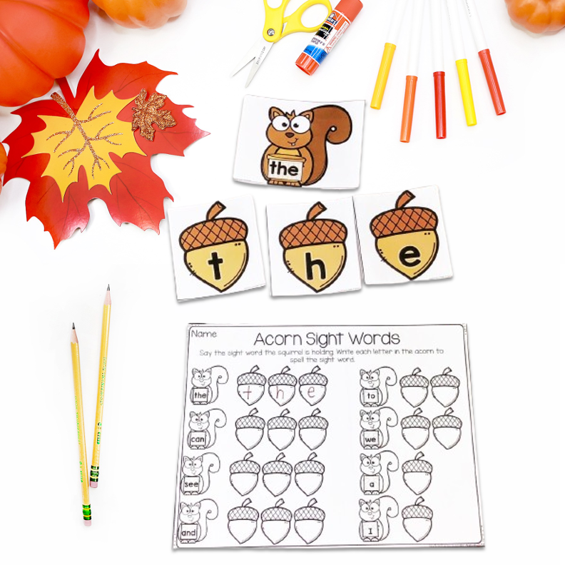 Kindergarten Literacy Centers Fall Activities | October Centers - Image 2