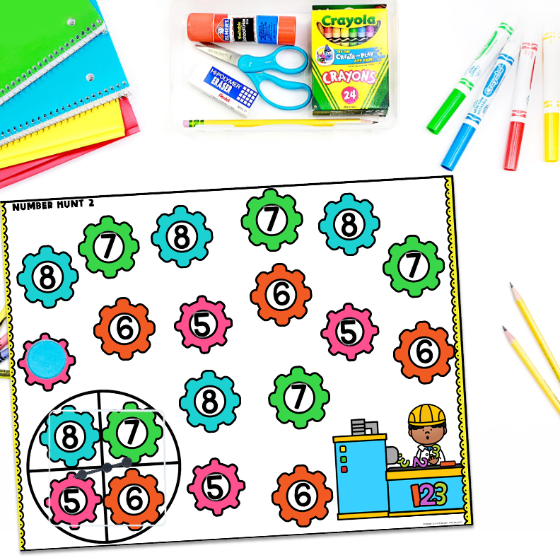 Back to School Math Centers for Kindergarten | Number Sense - Image 2