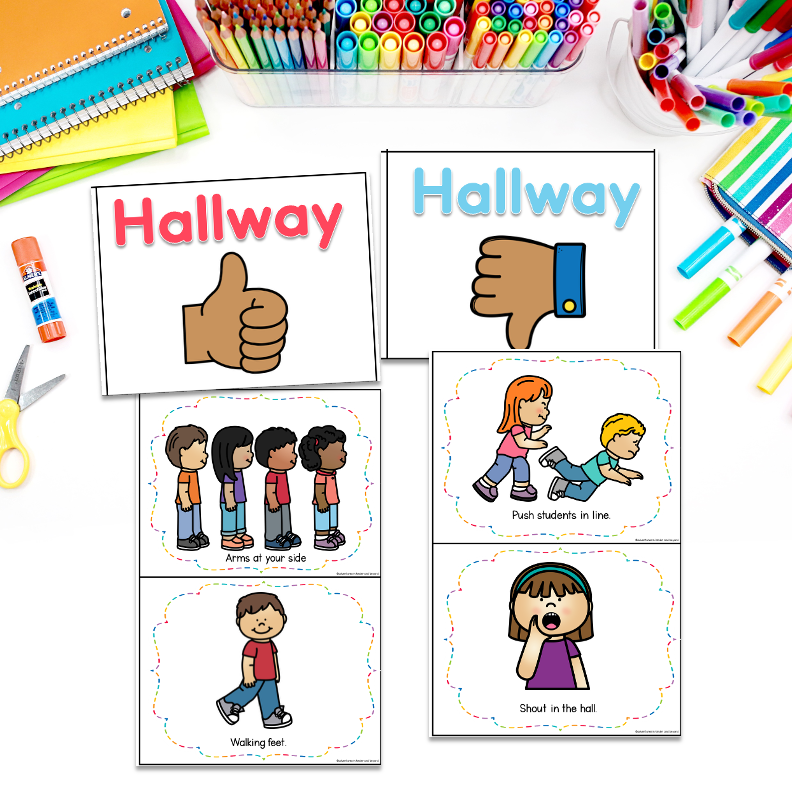 School Expectations Picture Sorts | Back to School Activities - Image 4